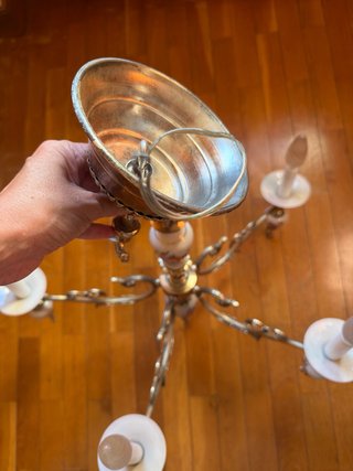 Lámpara de araña de porcelana