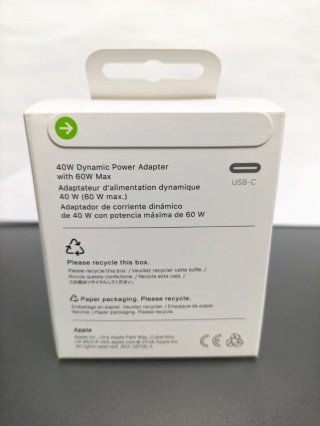 Cargador iPhone 40W Adaptador Apple