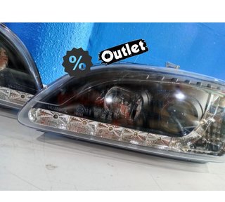 NM FAROS FORD FOCUS 04-08 LUZ DIURNA LED FONDO NEGRO R147020
