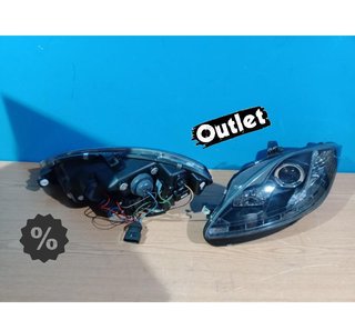 NM FAROS PARA SEAT LEON ALTEA TOLEDO 04-09 LUZ DIURNA LED FO