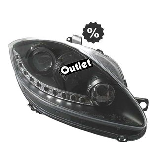 NM FAROS PARA SEAT LEON ALTEA TOLEDO 04-09 LUZ DIURNA LED FO