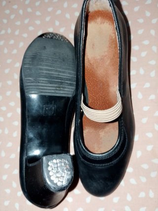 Zapatos Flamenco Niña Negros, del número 31