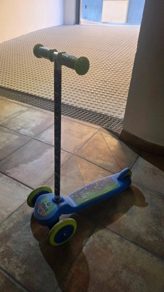 Patinete infantil 3 ruedas azul