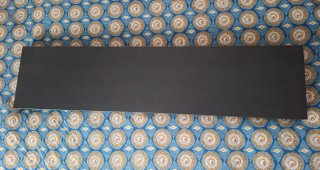 Baldas LACK 110x26 cm Negro