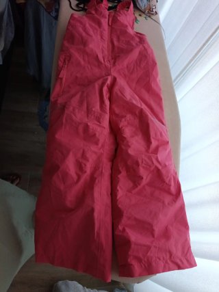 Pantaloncini da sci rosa per montagna 4/6 anni