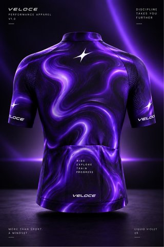 Maillot Ciclismo Veloce Liquid Violet