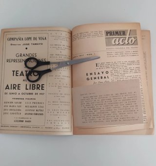 Revista Primer Acto, n°1