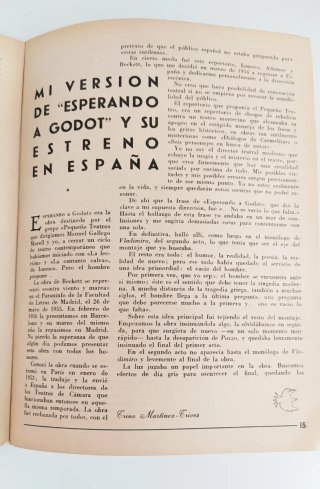 Revista Primer Acto, n°1