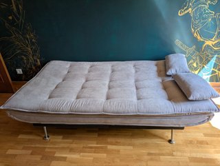 Sofá Cama Nórdico 3 Plazas Beige