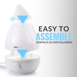 HUMIDIFICADOR 2.4L ULTRASÓNICO INNOBETA WATERDROP