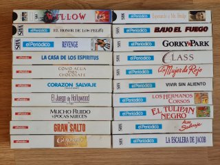 Lote 20 VHS Películas Varias