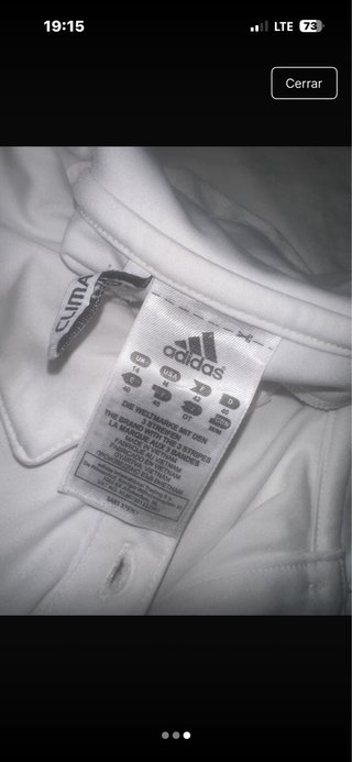 Polo Adidas Blanco Mujer