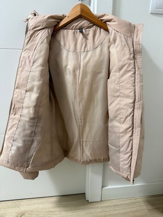 Plumas corto Naf Naf beige mujer