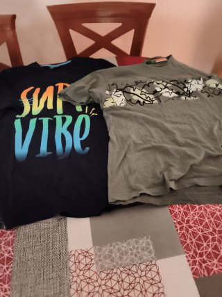 Lote 4 Camisetas y 1 Camisa