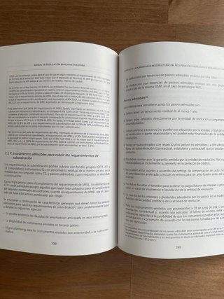 Libro Manual de regulación bancaria en España
