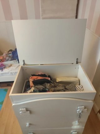 Cómoda infantil Erbesi blanca