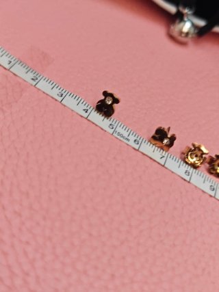 Pendientes Oso Tous color Oro rosa  acero inoxidab