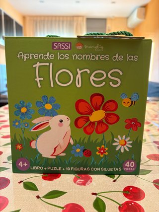 Puzzle Sassi Flores 4+ Años 40 Piezas
