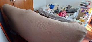 Sofá de tela 3 plazas con funda