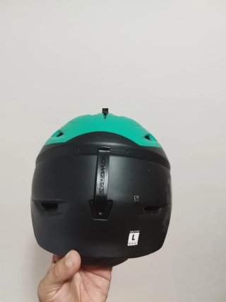 Casco Esquí Salomon Negro/Verde