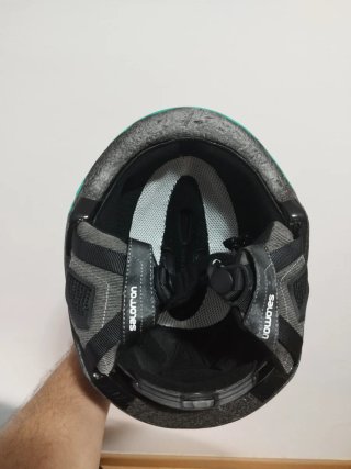 Casco Esquí Salomon Negro/Verde