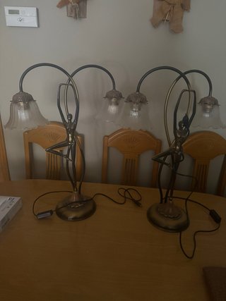 Lámparas de mesa bailarinas (2 unidades)