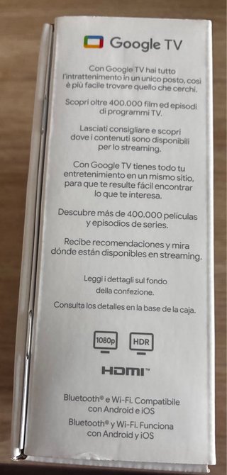 Chromecast con Google TV HD Nuevo