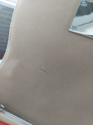 Bolso de piel azul PG