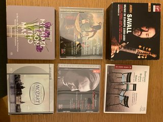 CD y SACD Música Clásica Varios ver descripción
