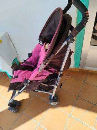 Carrito Maclaren rosa