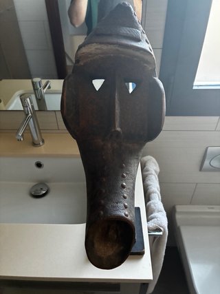 Máscara tribal antigua +40 años de antiguedad