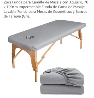 1Fundas para Camilla Masaje Gris