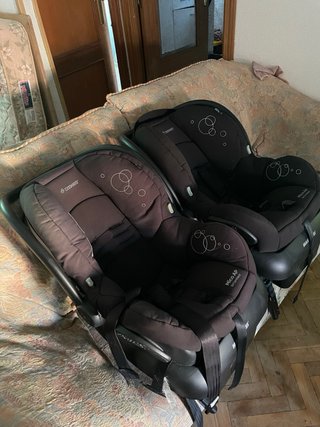 2 Portabebés/Sillita/Cuco Maxi-Cosi Mico AP Isofix
