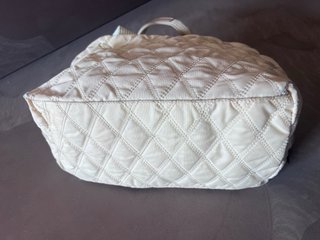 Borsa Moncler trapuntata beige