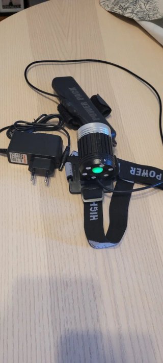 Luz frontal para cabeza y bici