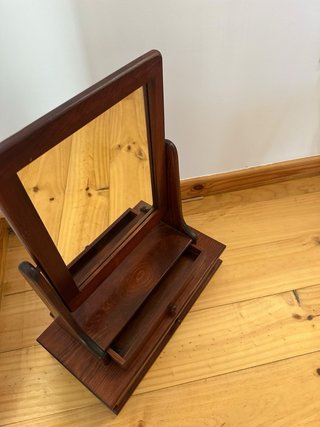 Espejo Tocador Vintage Madera Cajones