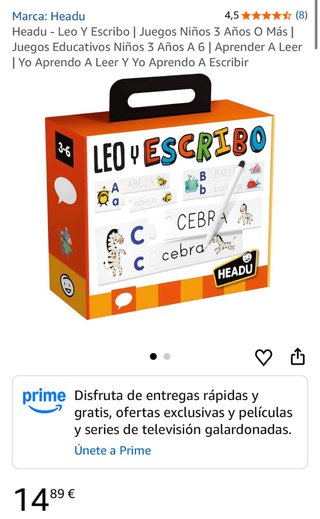 Paquete 4 juegos leer, escribir, contar y dibujar