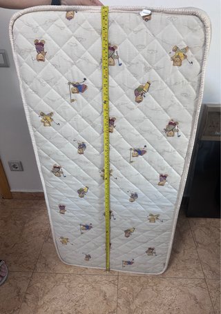 Colchón cuna con estampado de ositos