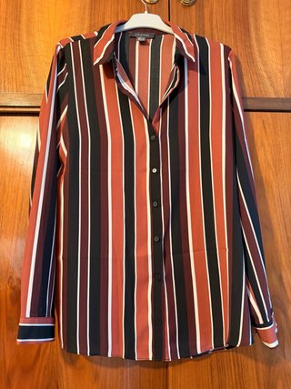 Camisa Fluida a Rayas Primark - Talla L