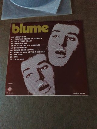 Vinilo Blume Solo Discos de Oro 60-70