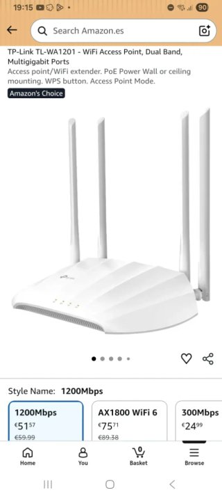 Router TP-Link Blanco con Antenas