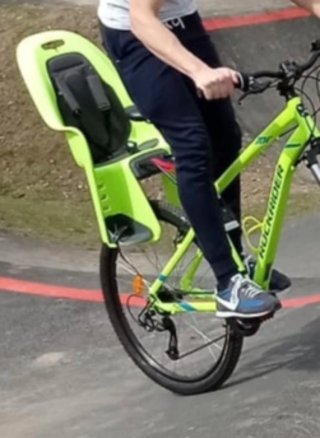 Silla Portabebés marca Decathlon para Bicicleta