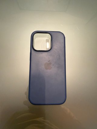 Funda Silicona Apple iPhone 16 Pro Azul
