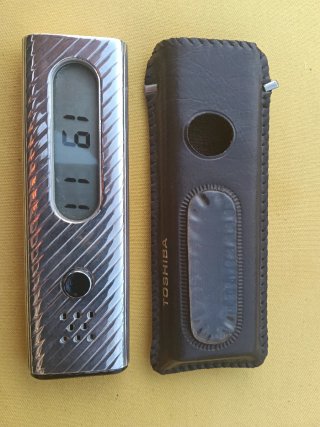Sveglia da viaggio Toshiba argento 925