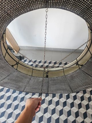 Lámpara de pie/techo circular