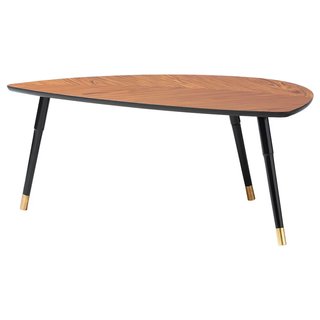 Mesa de centro hoja ovalada