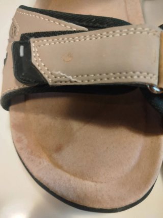 Sandalias Corale Talla 41 Hombre Beige/Negro