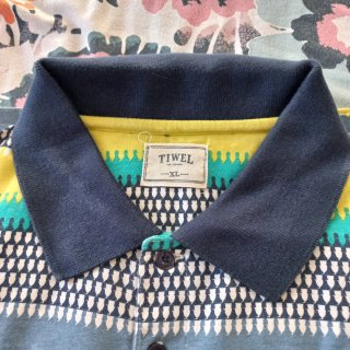 Polo TIWEL estampado manga corta Talla XL