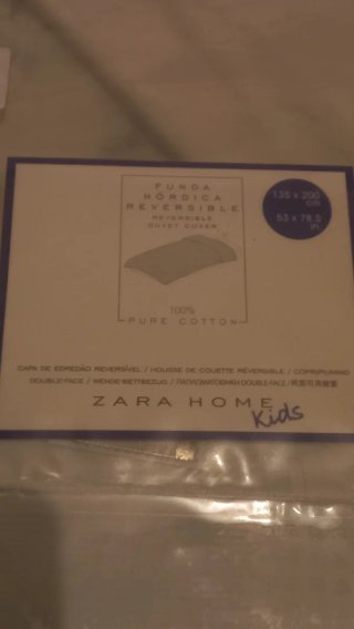 Funda nórdica y funda almohada Zara Kids animales