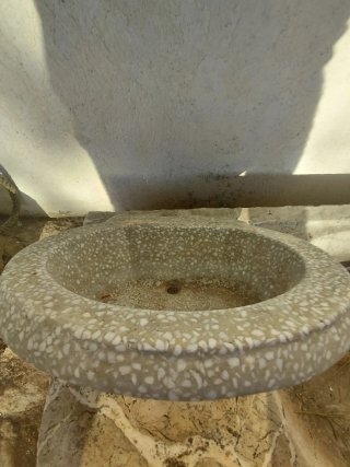 Pila pica bautiamal venditera iglesia